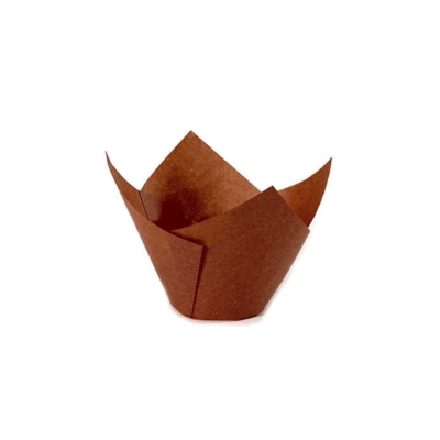 FORMINHA TULIPA CASTANHA 15x15 CM - 200 UNDS